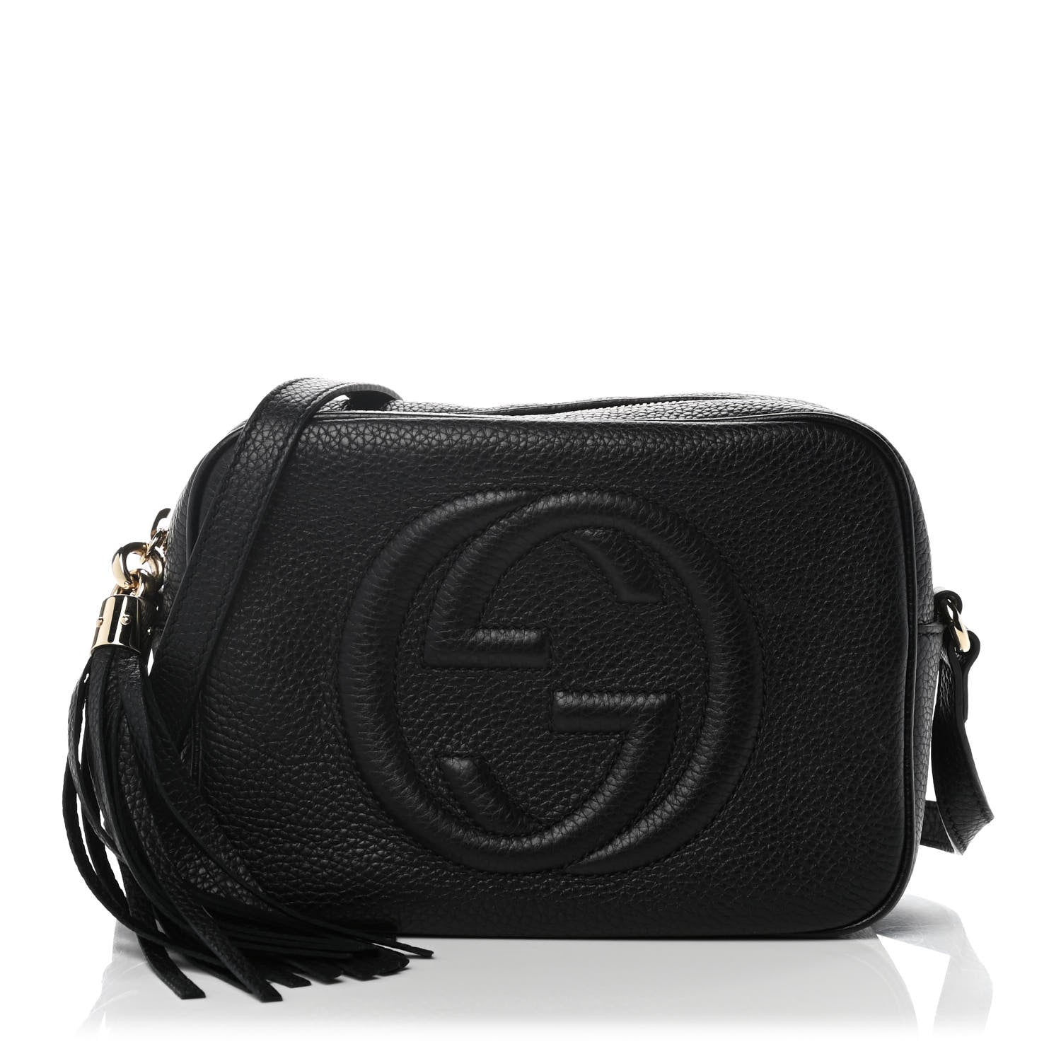 Gucci Pebbled Calfskin Small Soho Disco Bag Black 1 of 12