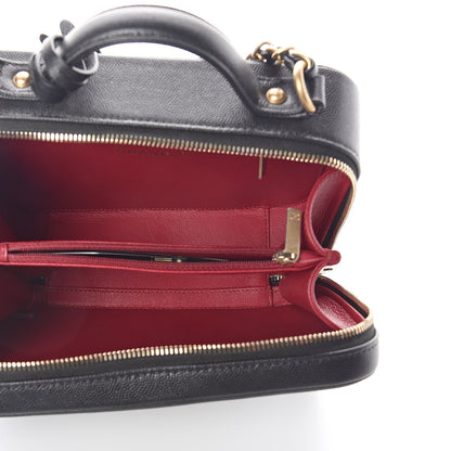 Chanel Caviar Quilted Medium CC Filigree Vanity Case Black 5 of 11