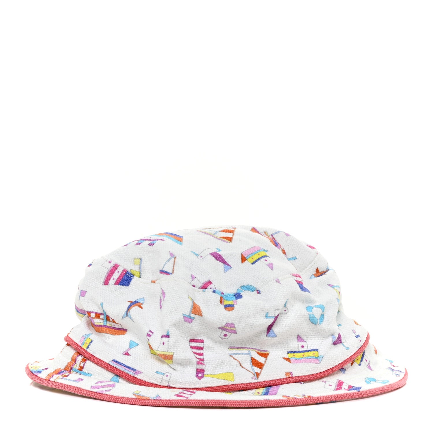 Hermes Canvas Petit Chalutier Bucket Hat 52 Grenadine 1 of 5