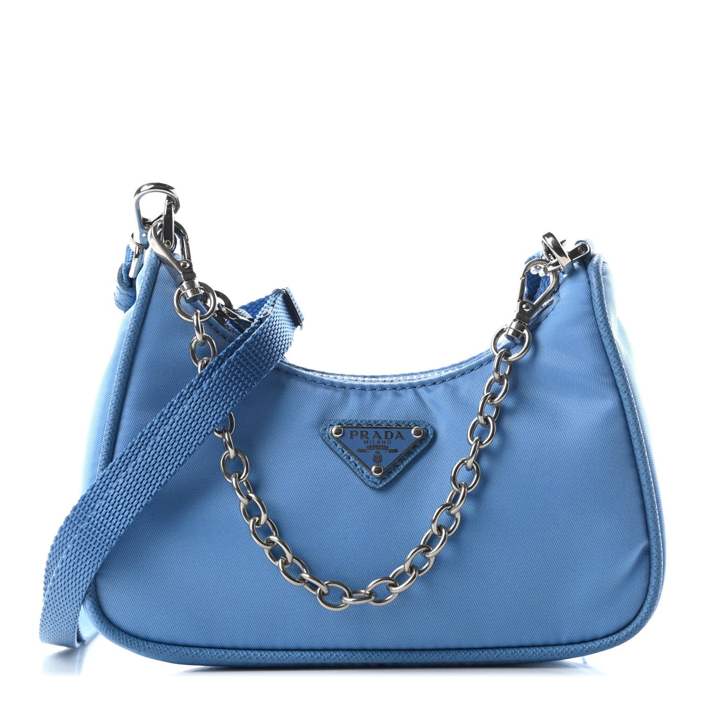 Tessuto Nylon Saffiano Mini Re-Edition 2000 Shoulder Bag Pervinca