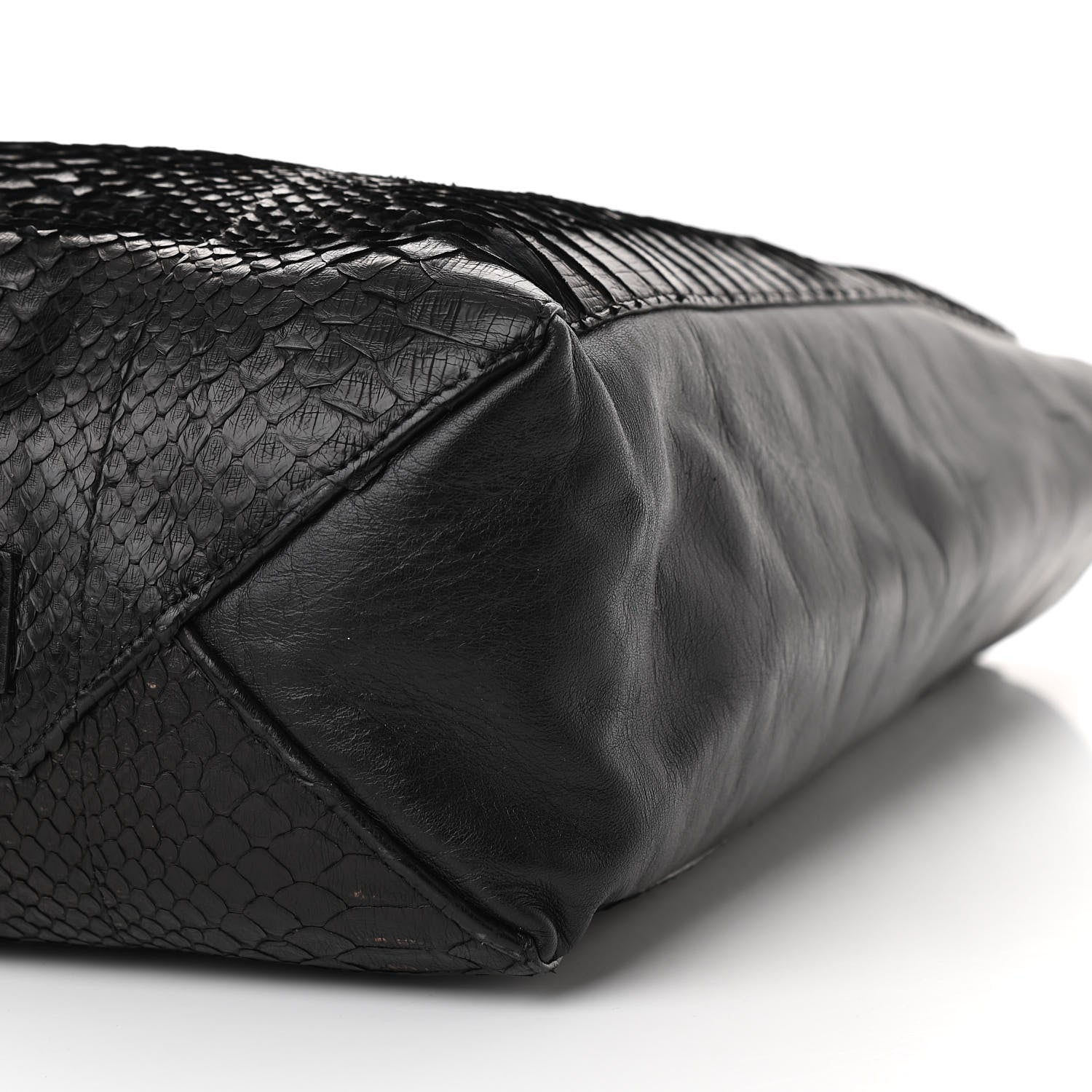 Celine Python Vertical Cabas Black 10 of 12