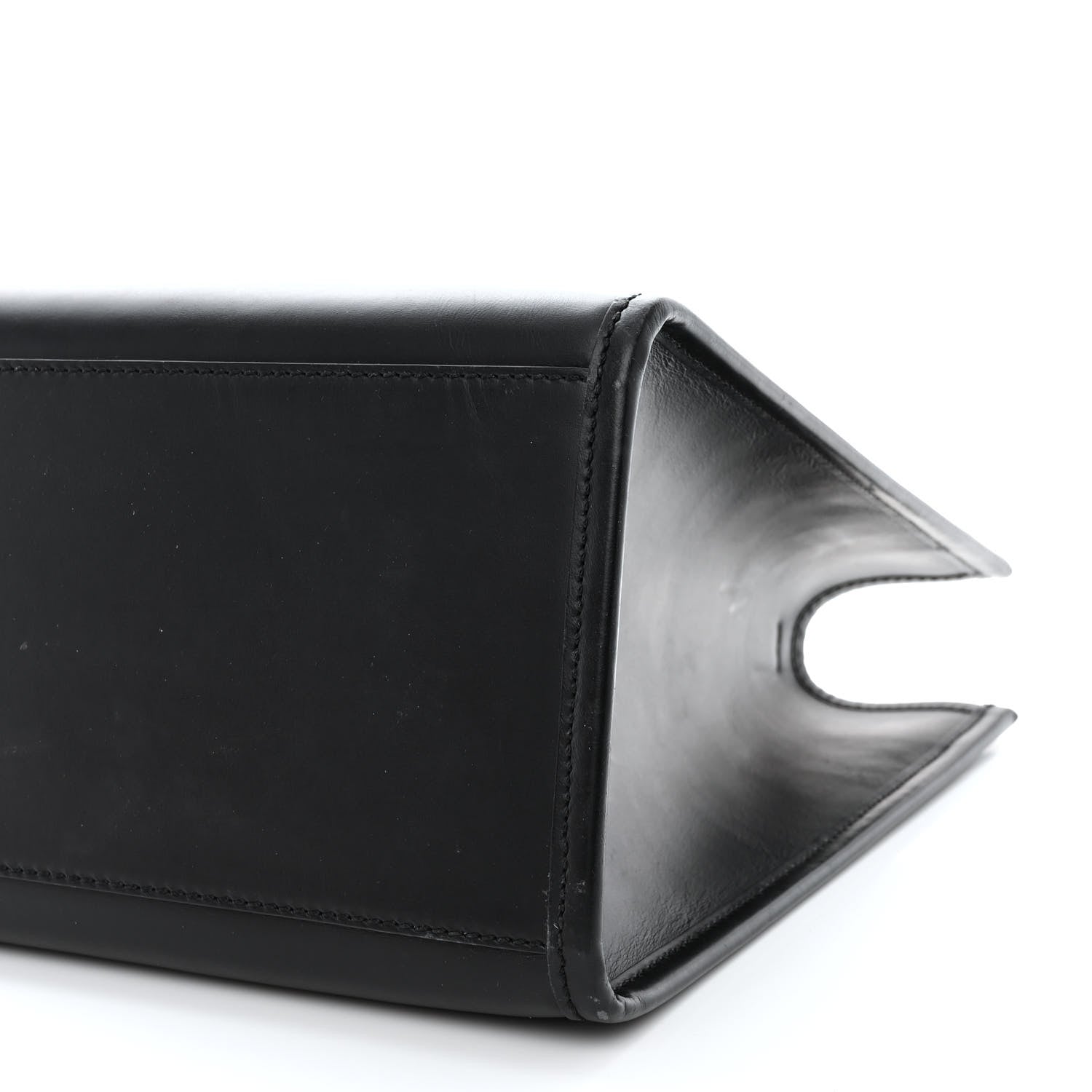 Fendi Vitello King Plexiglass Medium Fendi Sunshine Shopper Tote Black 10 of 10