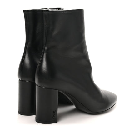 Saint Laurent Nappa Vendome Loulou Ankle Zip Boot 39.5 Black 5 of 9