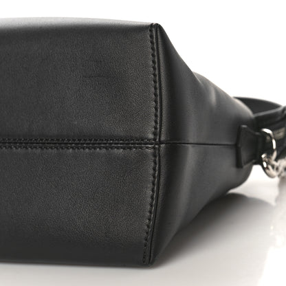 Fendi Vitello Dolce Scalloped Pearl Studded Medium By The Way Boston Bag Black 8 of 8