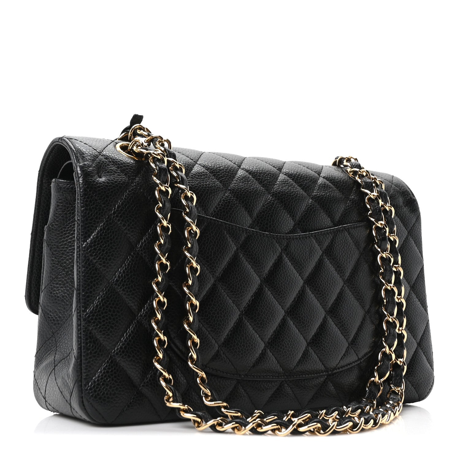 Chanel Caviar Quilted Medium Double Flap Black 3 of 11