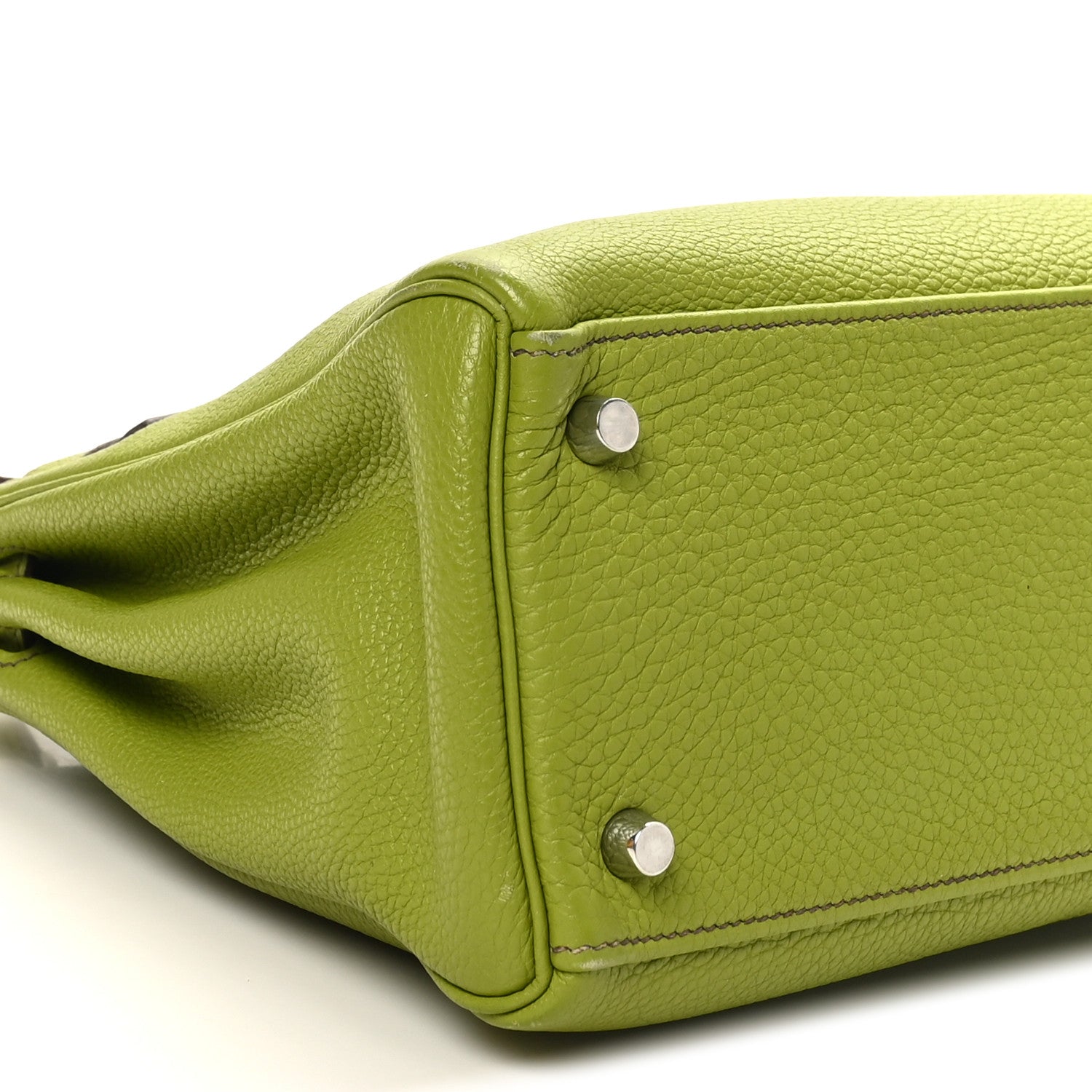 Hermes Taurillon Clemence Kelly Retourne 28 Vert Anis 9 of 12