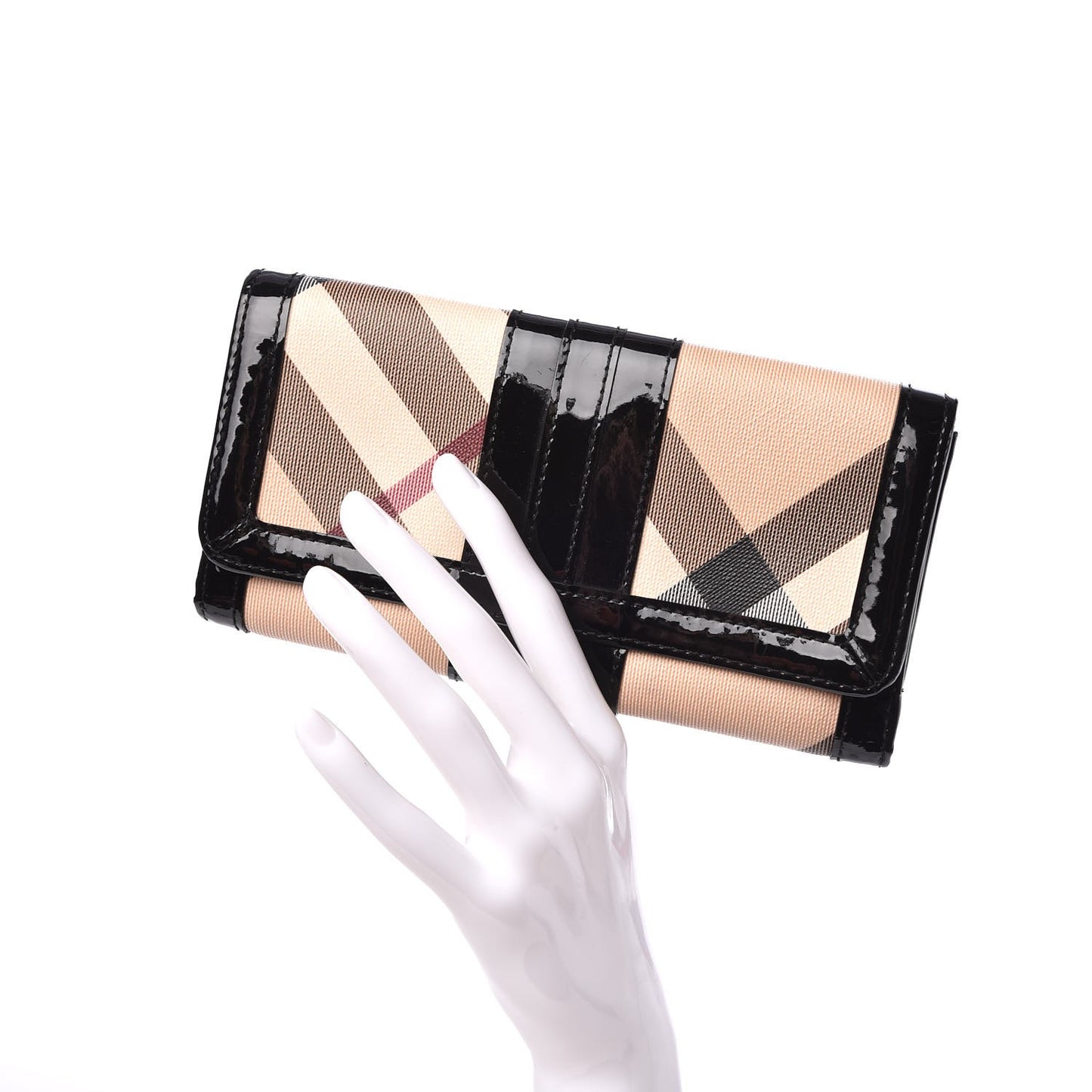 Nova Check Penrose Continental Wallet Black
