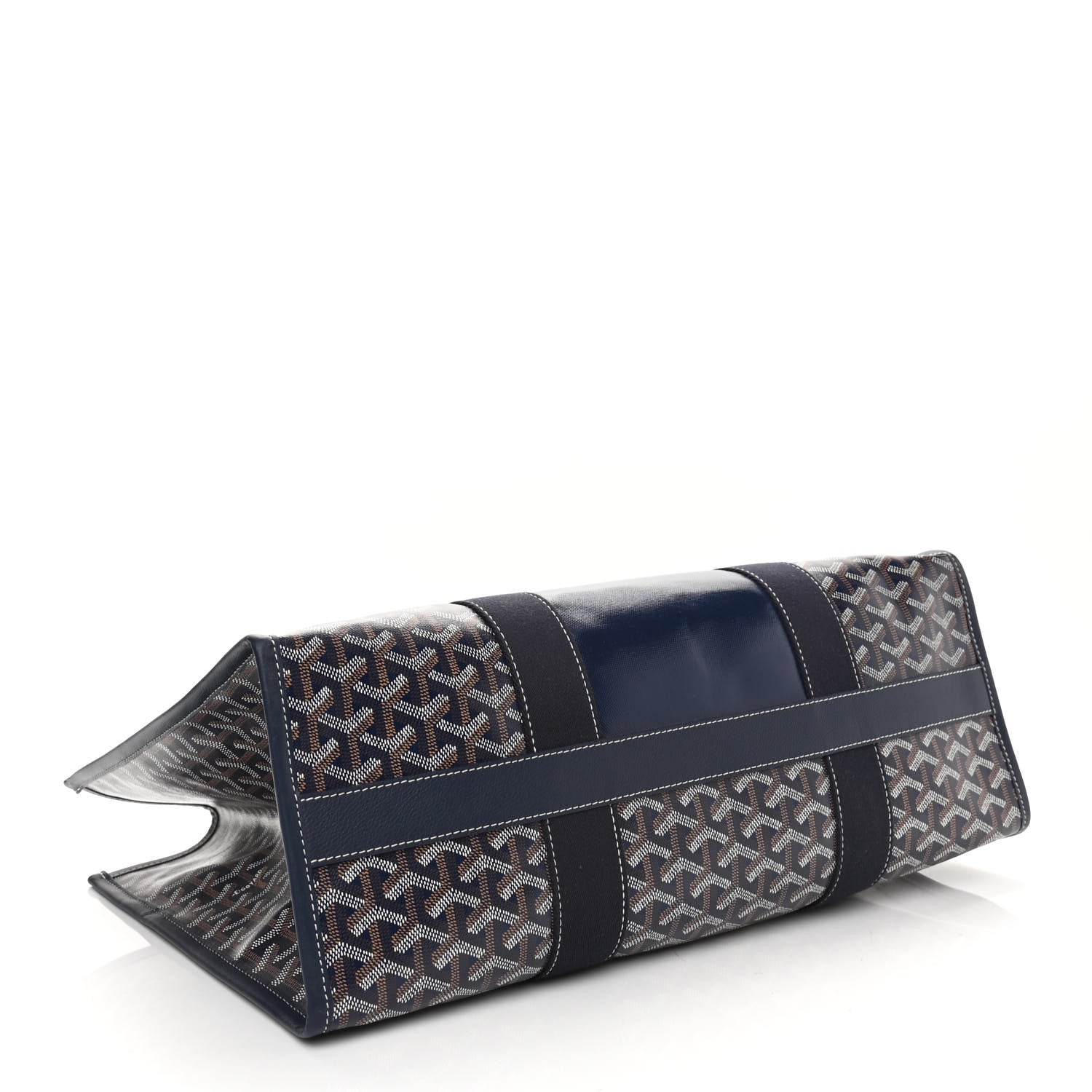 Goyard Goyardine Villette Tote Blue 3 of 9