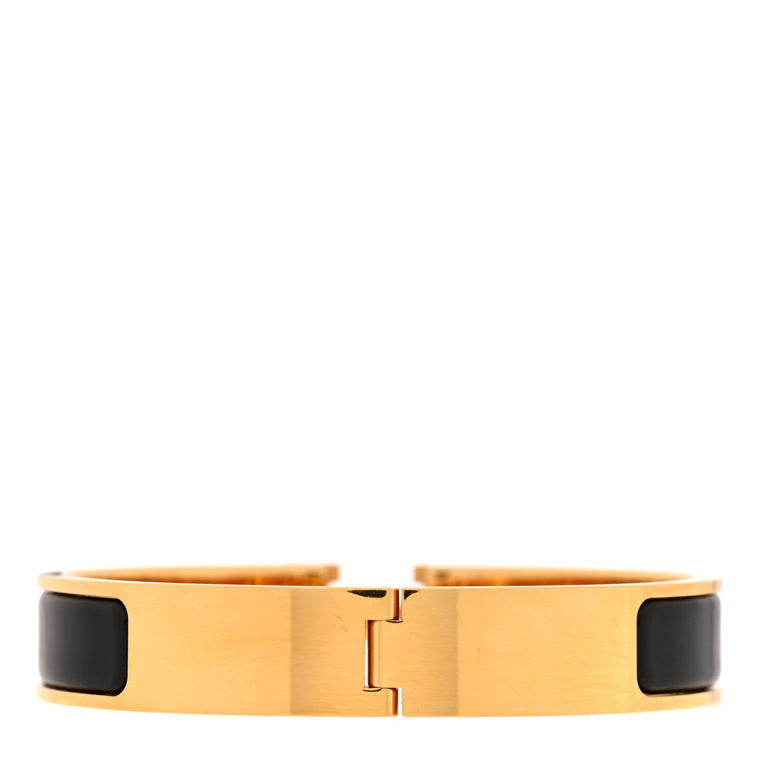 Hermes Enamel Narrow Clic Clac H Bracelet PM Black 3 of 5