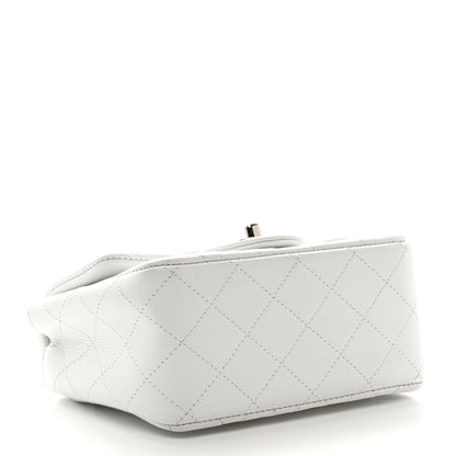 Chanel Caviar Quilted Mini Square Flap White 4 of 10