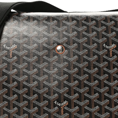 Goyard Goyardine Capetien Messenger Bag Black Gold 8 of 11