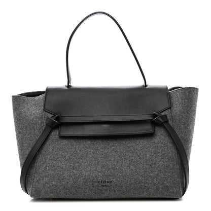 Celine Felt Smooth Calfskin Mini Belt Bag Grey 1 of 9