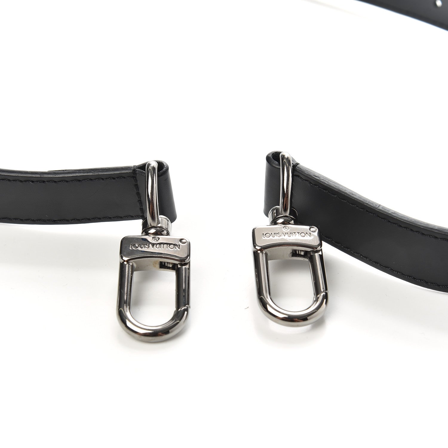 Louis Vuitton Calfskin Adjustable Keepall Bandouliere Shoulder Strap Black 5 of 5