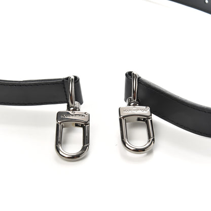 Louis Vuitton Calfskin Adjustable Keepall Bandouliere Shoulder Strap Black 5 of 5