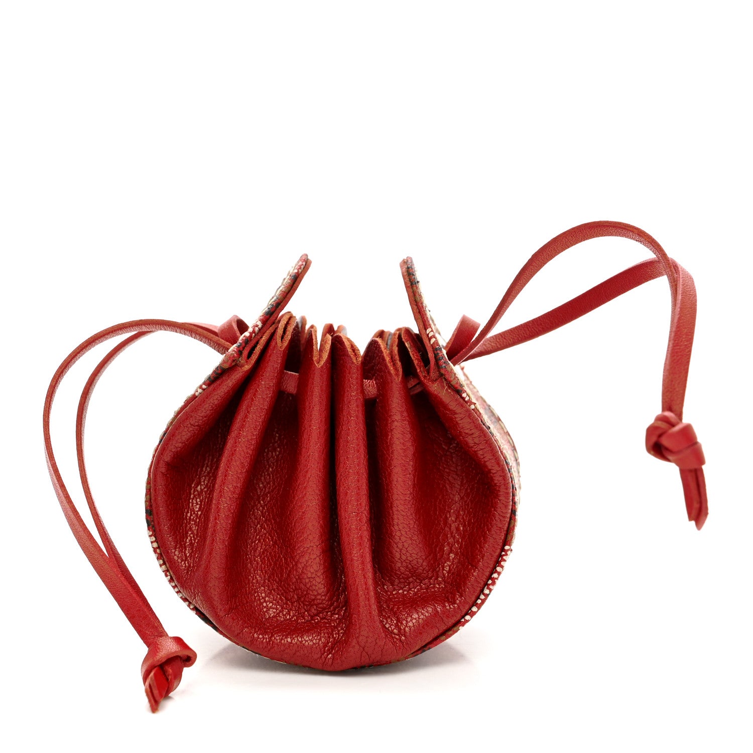 Goyard Goyardine Drawstring Coin Pouch Red 1 of 8