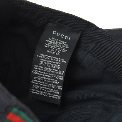 Gucci Monogram Web Baseball Hat XL Black 6 of 6