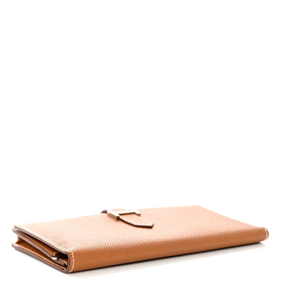 Hermes Epsom Bearn Gusset Wallet Gold 4 of 6