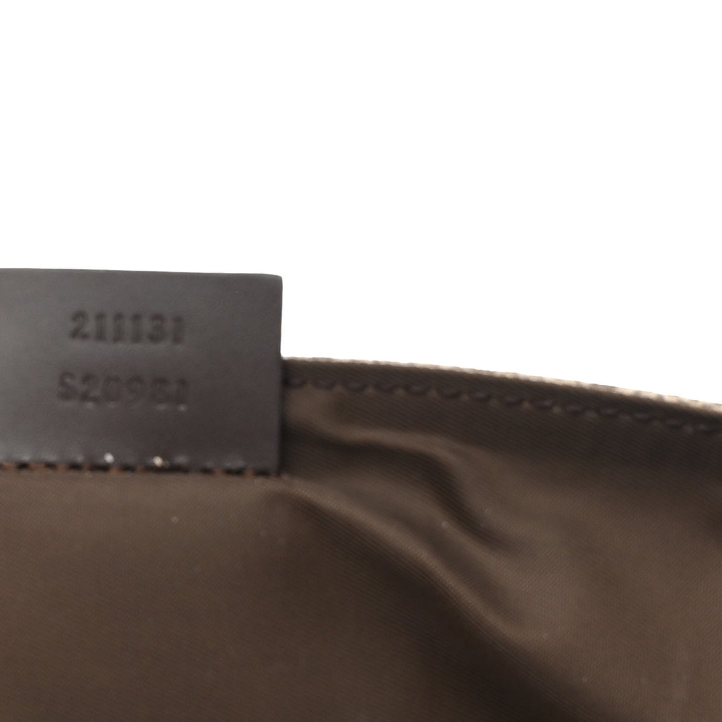 GG Plus Monogram Messenger Diaper Bag Dark Brown