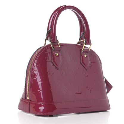 Louis Vuitton Vernis Alma BB Magenta 2 of 10