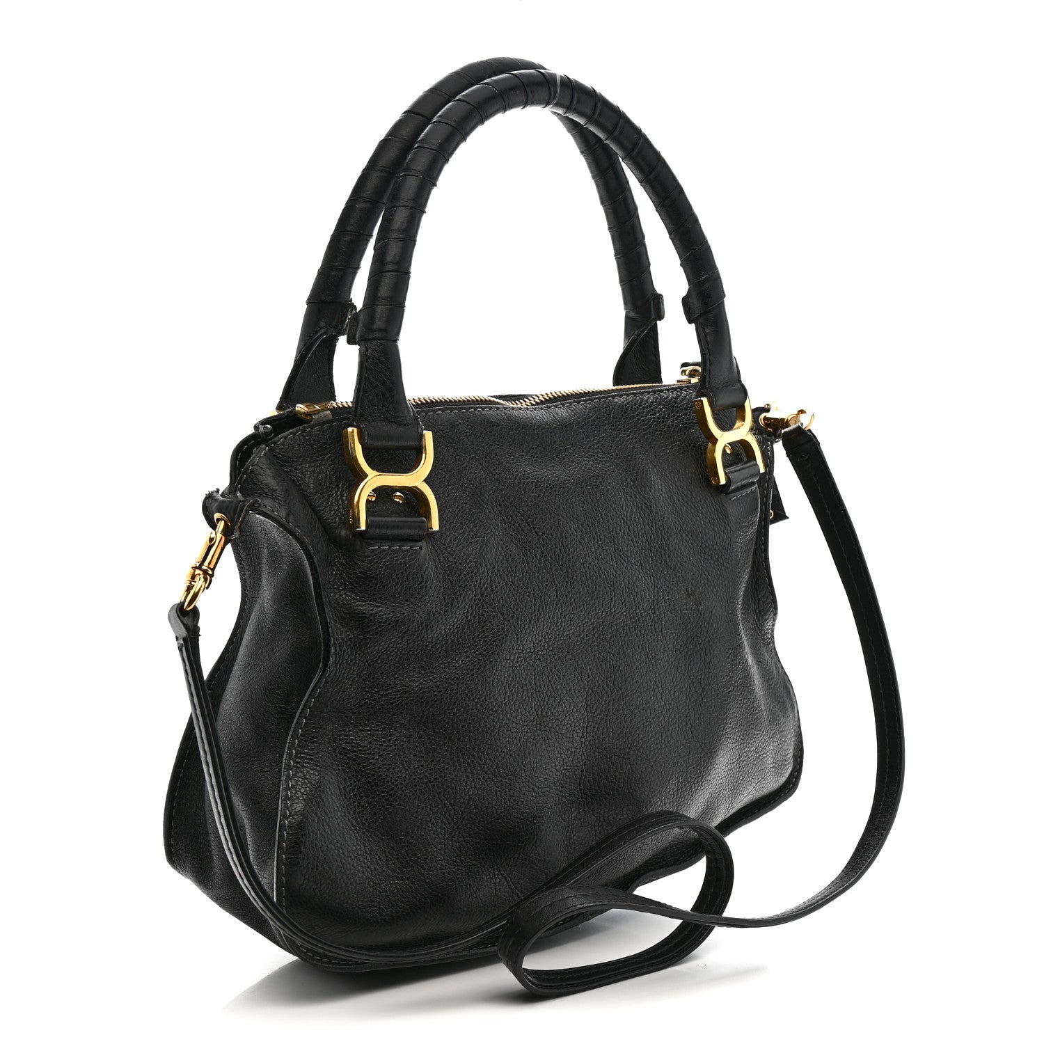 Chloe Calfskin Medium Marcie Satchel Black 3 of 18