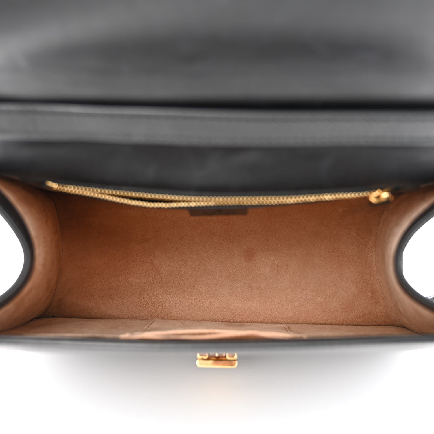 Gucci Calfskin Medium Sylvie Top Handle Bag Black 5 of 15