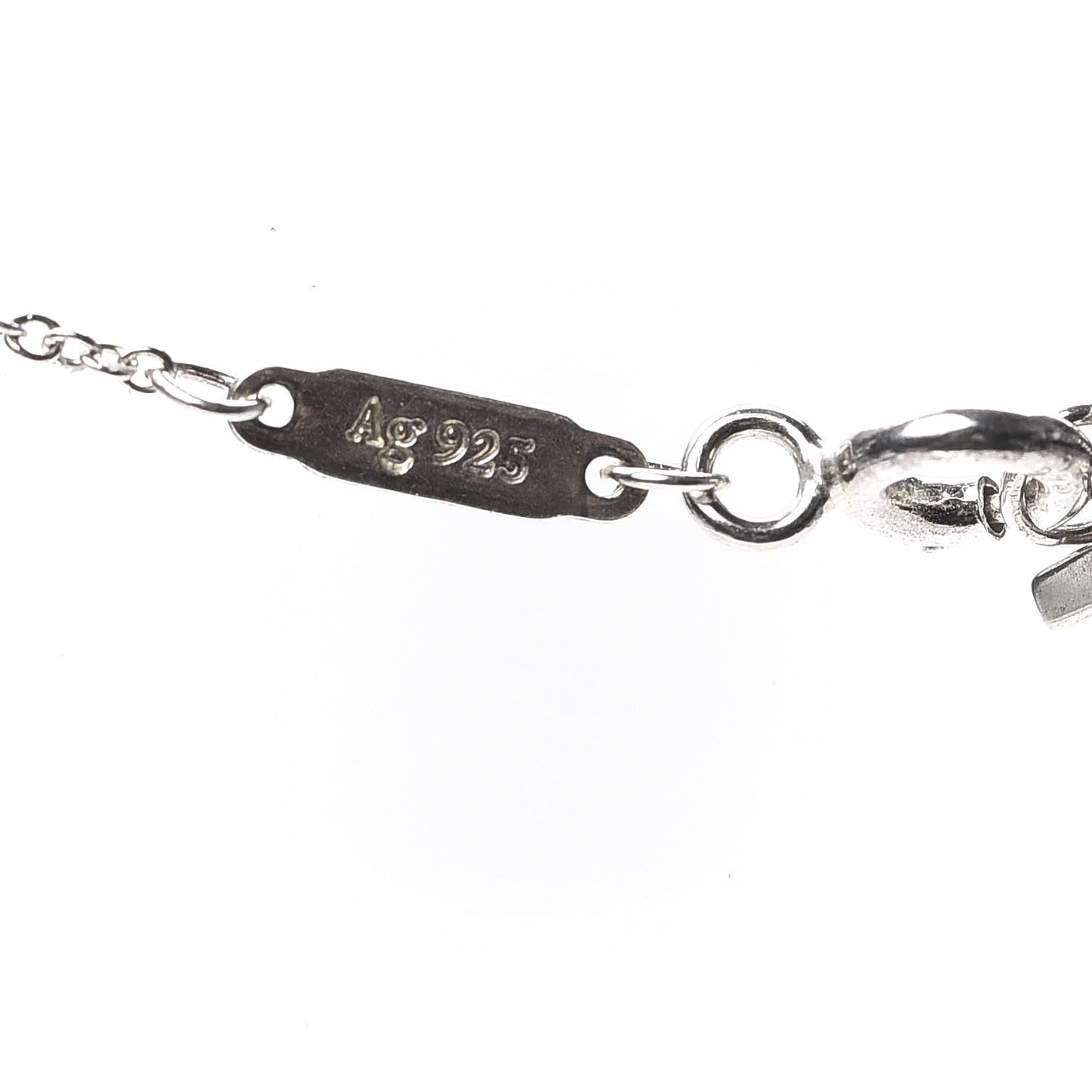 Sterling Silver Small T Smile Pendant Necklace
