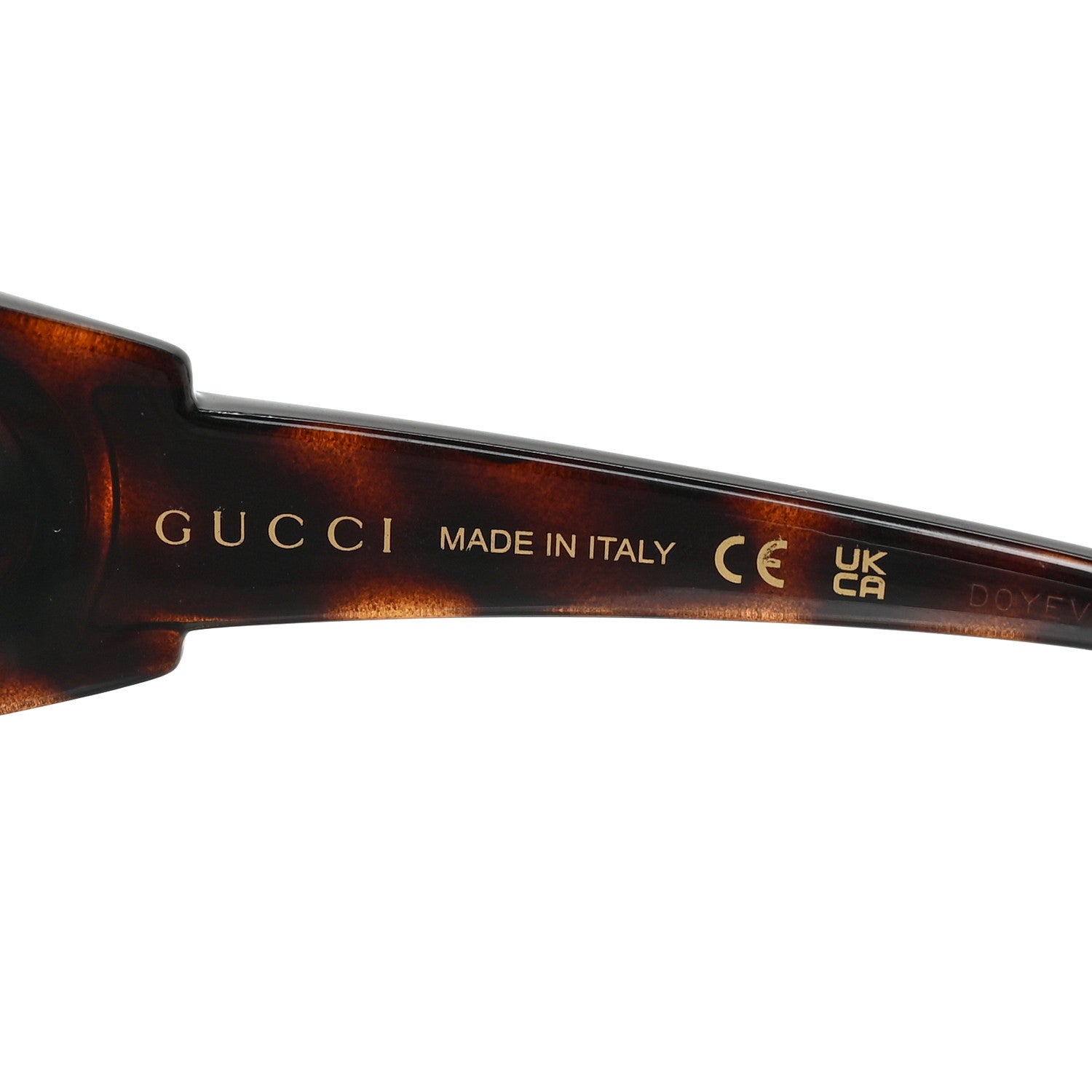 Gucci Acetate Square Frame Sunglasses GG0876SA Tortoise 5 of 6