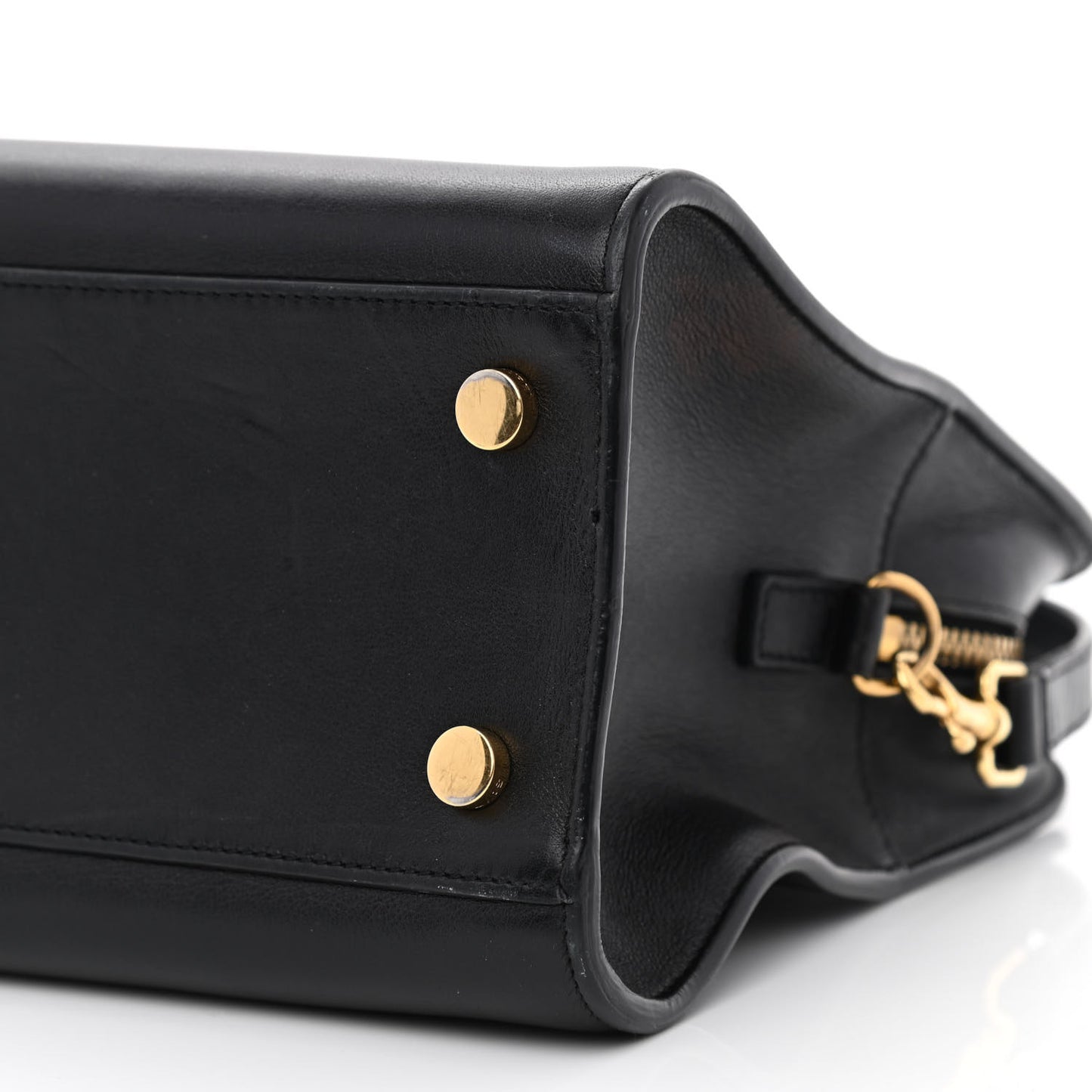 Smooth Calfskin Small Monogram Cabas Black