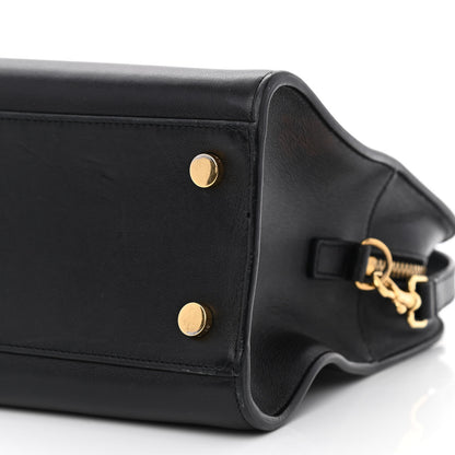 Saint Laurent Smooth Calfskin Small Monogram Cabas Black 10 of 10