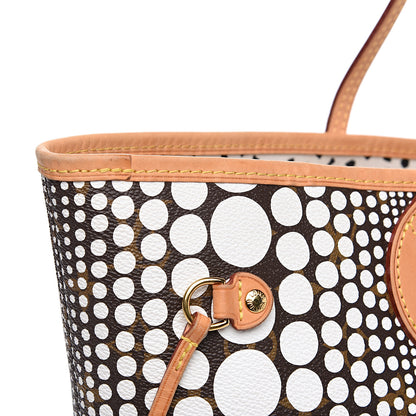 Louis Vuitton Monogram Kusama Waves Neverfull MM White 11 of 14