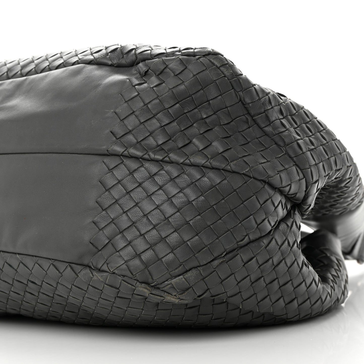 Nappa Intrecciato Large Campana Hobo Shadow