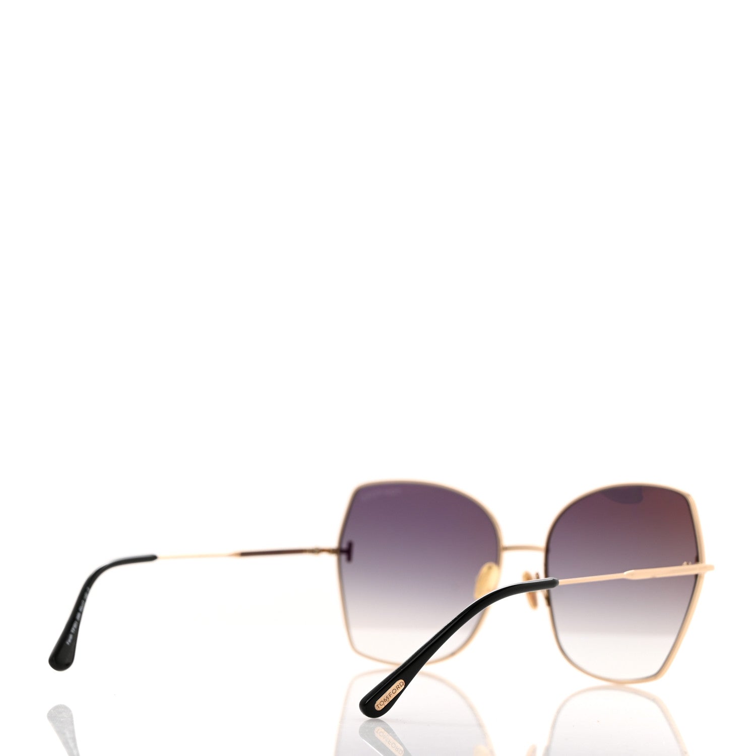 Tom Ford Farah Sunglasses TF951 Gold 4 of 7