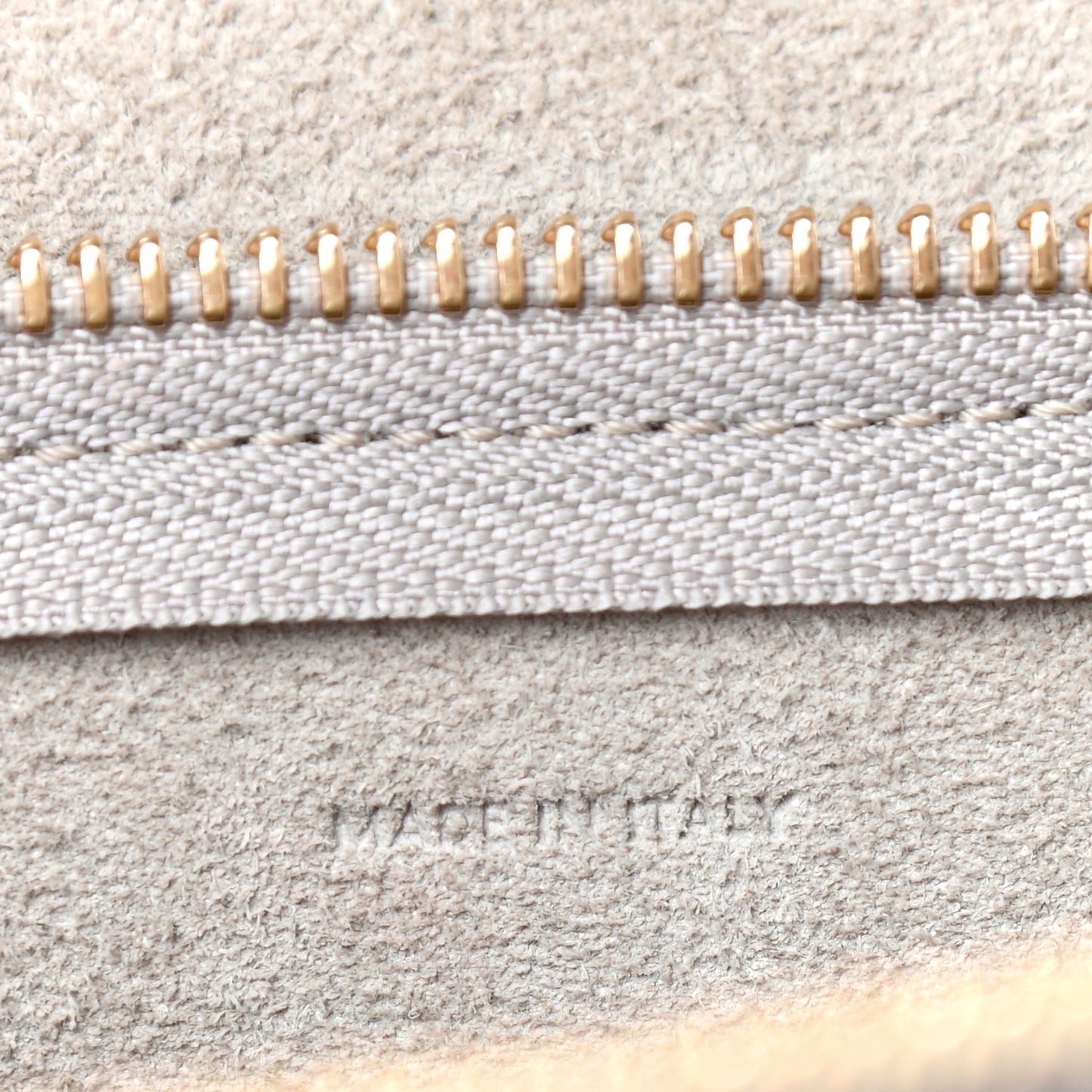 Grained Calfskin Nano Belt Bag Light Taupe