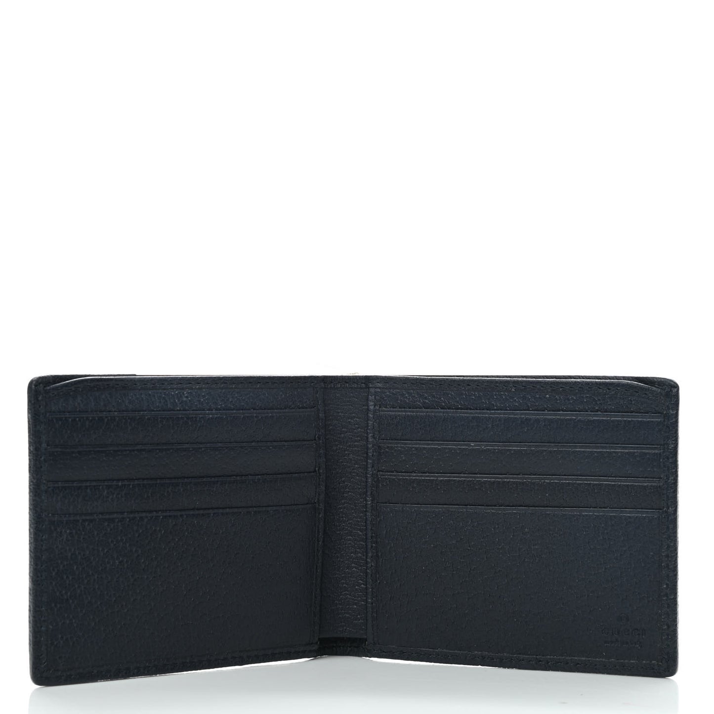 Monogram Multicolor Textured Calfskin Retro Interlocking G Bi-Fold Wallet Blue Rainbow