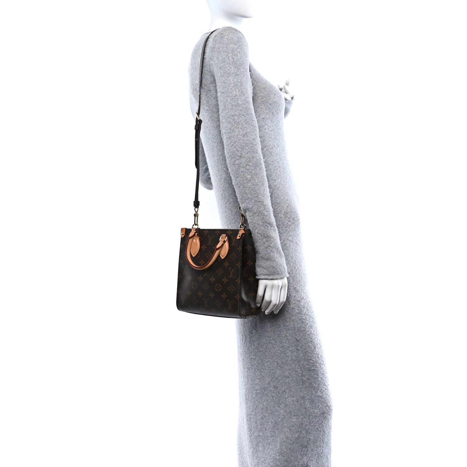 Louis Vuitton Monogram Sac Plat BB 3 of 12