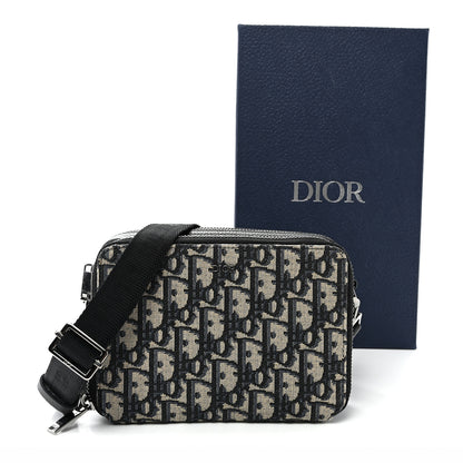 Christian Dior Oblique Messenger Pouch Black 10 of 10