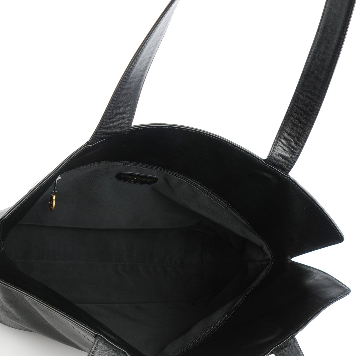 Lambskin CC Shoulder Bag Black