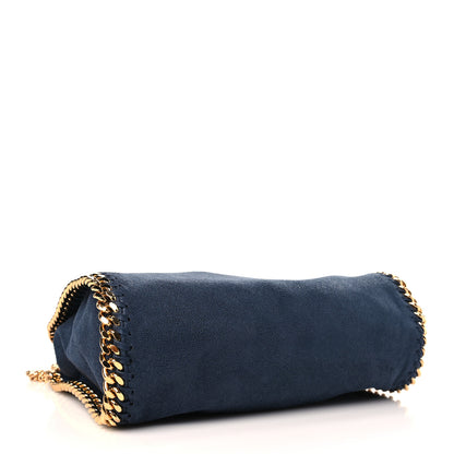 Stella McCartney Shaggy Deer Mini Falabella Fold Over Tote Navy 4 of 8