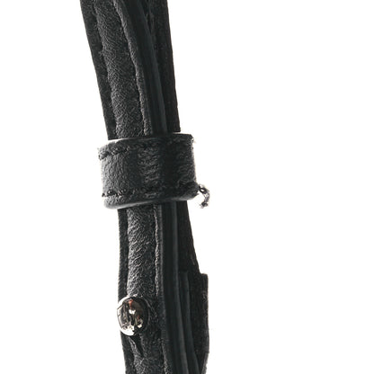 Fendi Silk Satin Phone Baguette Black 12 of 14