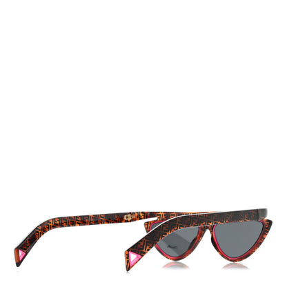 Fendi Acetate Sunglasses FF 0383/S Havana Pink 4 of 7
