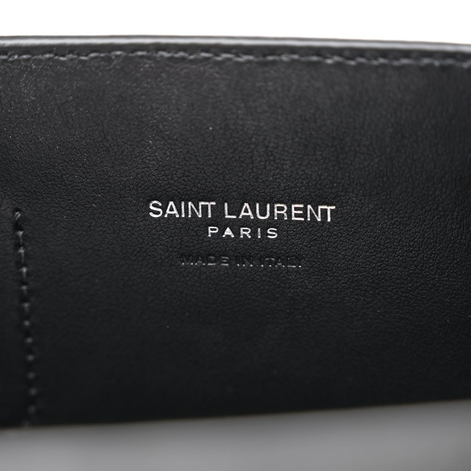 Saint Laurent Calfskin Crocodile Embossed Nano Sac De Jour Black 6 of 13