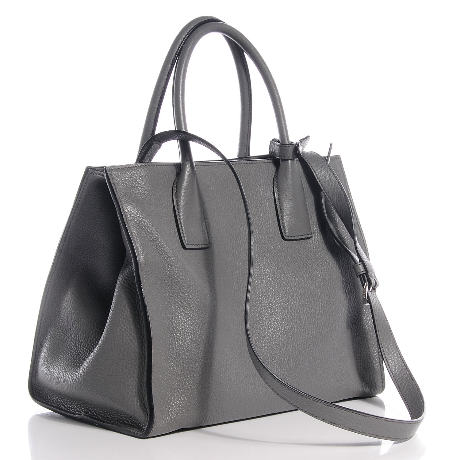 Prada Vitello Daino Shopping Tote Marmo 3 of 9