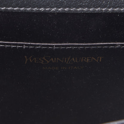 Saint Laurent Calfskin Monogram Large Belle De Jour Clutch Black 8 of 8