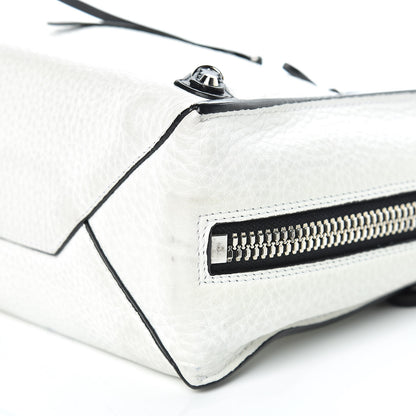 Balenciaga Veau Papier A6 Zip Around Tote White Black 9 of 18