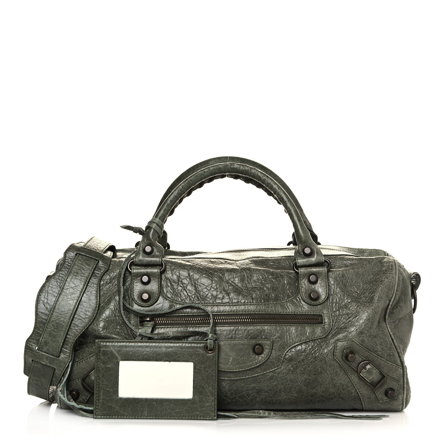 Balenciaga Agneau Classic Hardware Twiggy Vert Thyme 1 of 12