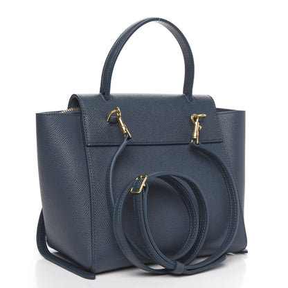 Celine Baby Grained Calfskin Nano Belt Bag Abyss Blue 4 of 10