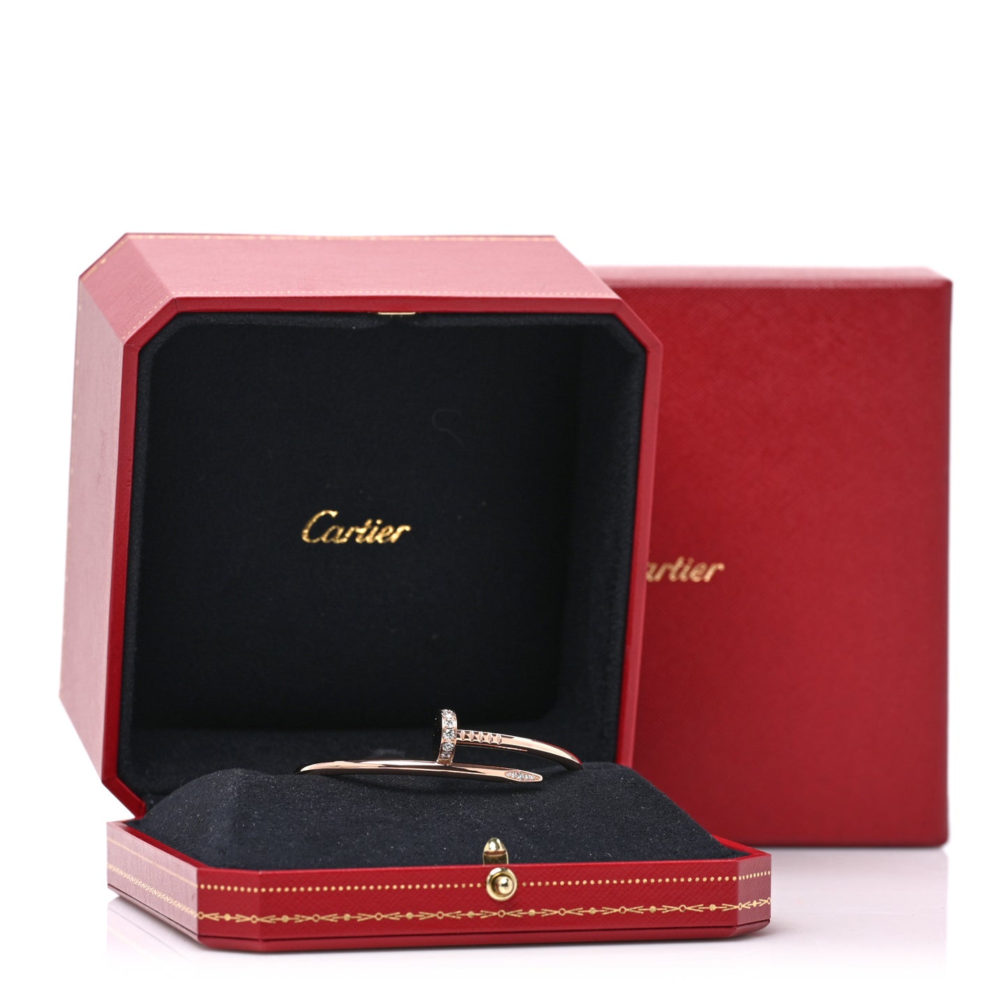 18K Pink Gold Diamond Juste Un Clou Bracelet 16