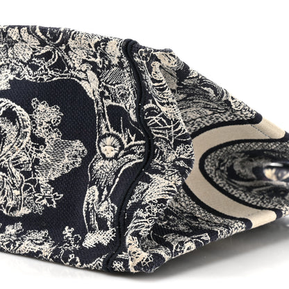 Christian Dior Calfskin Dioriviera Toile De Jouy Small Book Tote With Strap Blue Multicolor 9 of 12