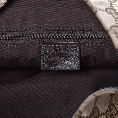 Gucci Monogram Large New Ladies Web Hobo Dark Brown 6 of 9