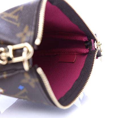 Louis Vuitton Monogram 2020 Christmas Animation Roller Coaster Mini Pochette Accessories Pivoine 7 of 7